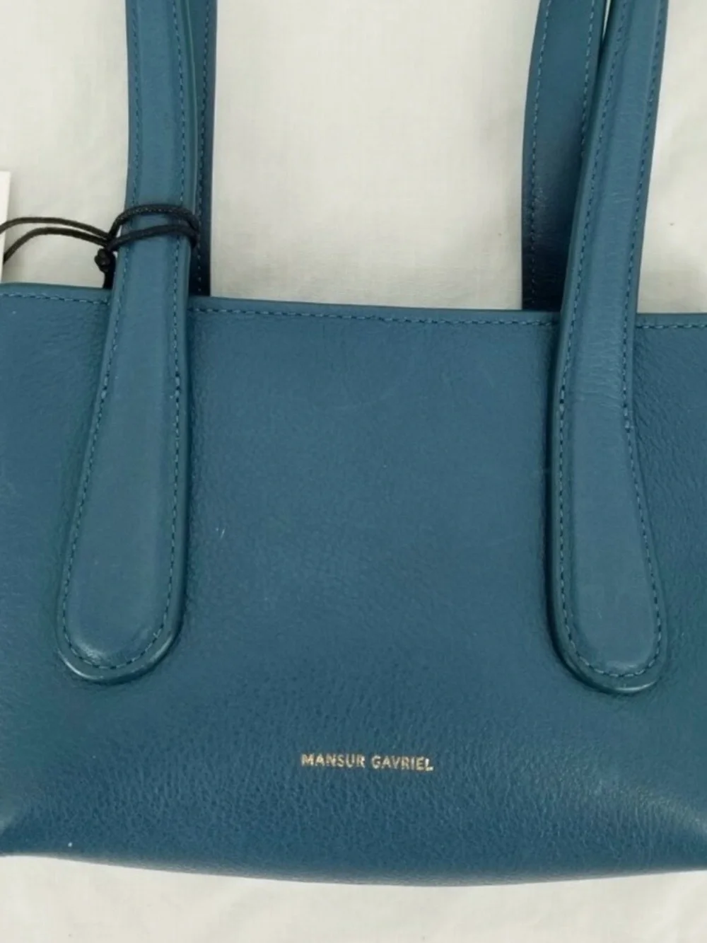 Mansur Gavriel Giraffe Mini Leather Purse -NWT - Peacock Limited Edition - Picture 3 of 8